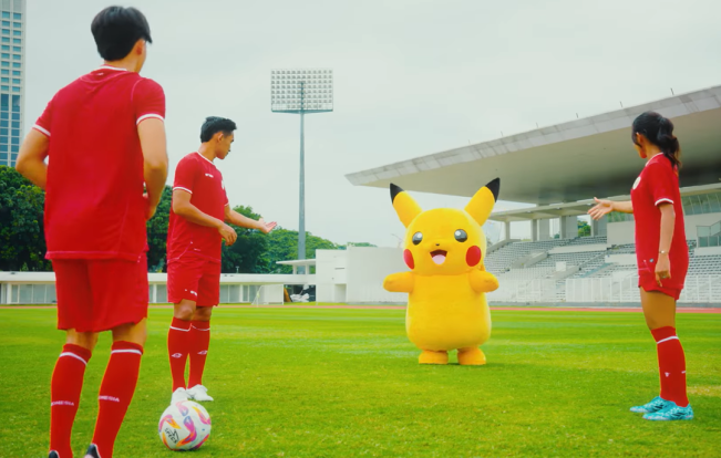 Kerja sama PSSI dan Pokemon Company. (YouTube)